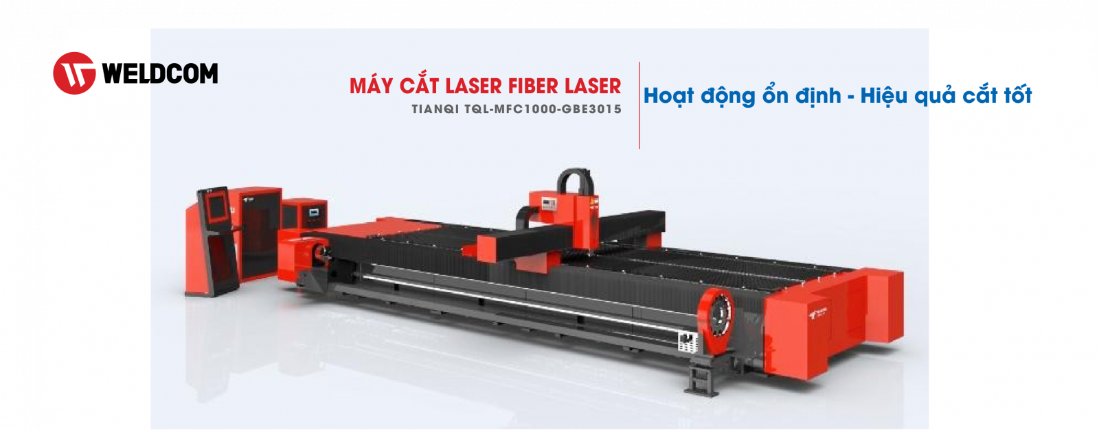 Máy cắt laser sợi quang Fiber Laser Tianqi TQL-MFC1000-GBE3015