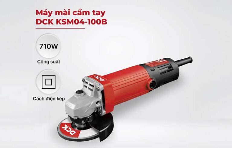 Máy mài góc 710W 100mm KSM04-100B (công tắc đuôi) - DCK