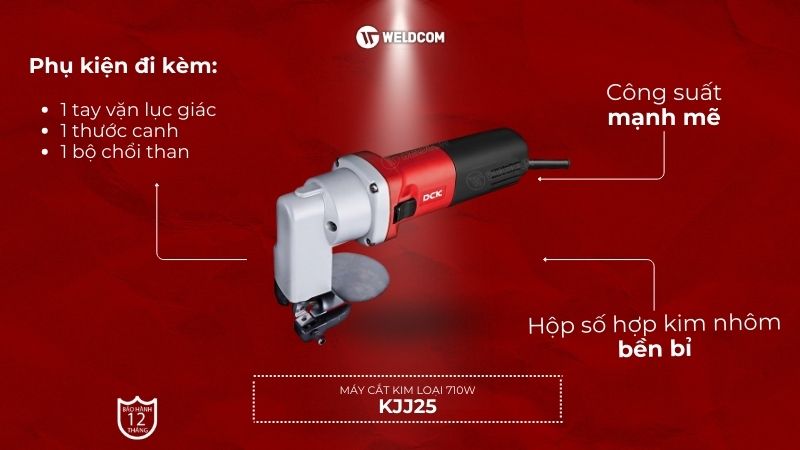 Máy cắt kim loại 710W KJJ25 - DCK