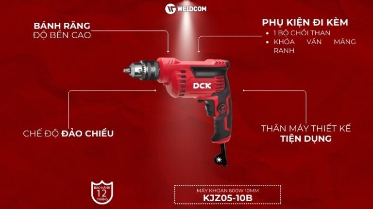 Máy khoan 600W 10mm KJZ05-10B - DCK