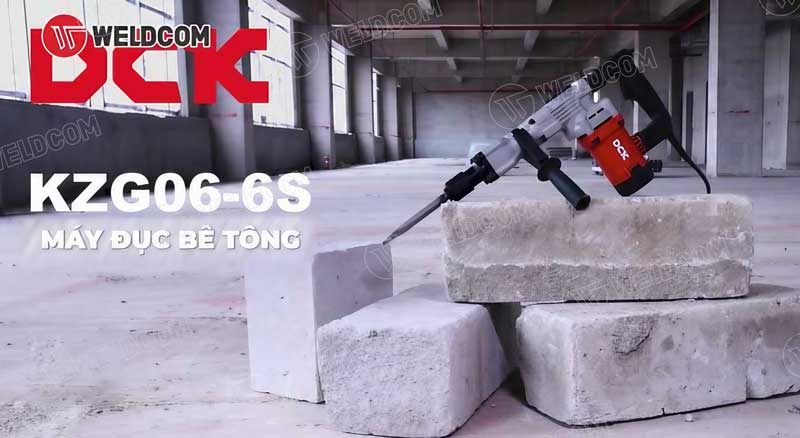 Máy đục bê tông DCK1400W 17mm KZG06-6S