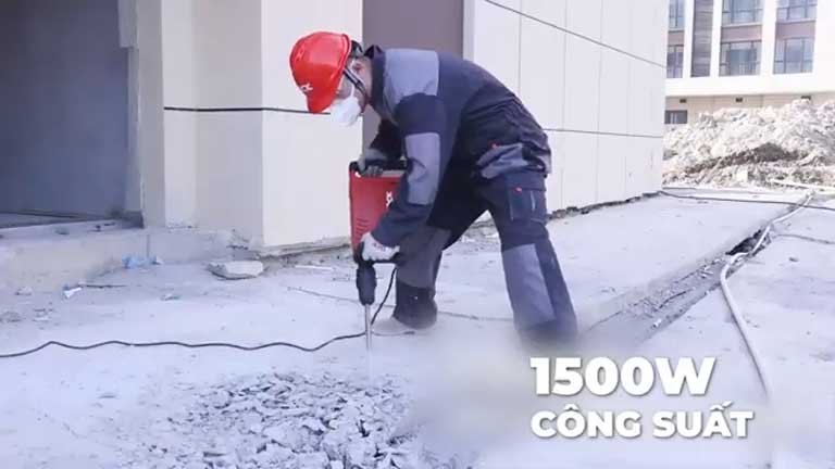 Hiệu suất máy đục bê tông 1500W DCK KZG10 mạnh mẽ
