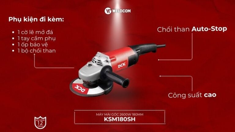 Máy mài góc 2600W 180mm KSM180SH (Soft Start) - DCK