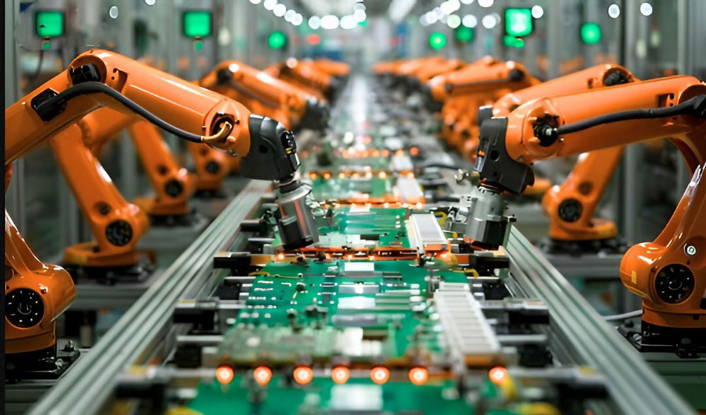 Robot gắp linh kiện điện tử