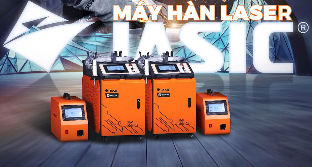Máy hàn laser Jasic hàn inox hiệu quả