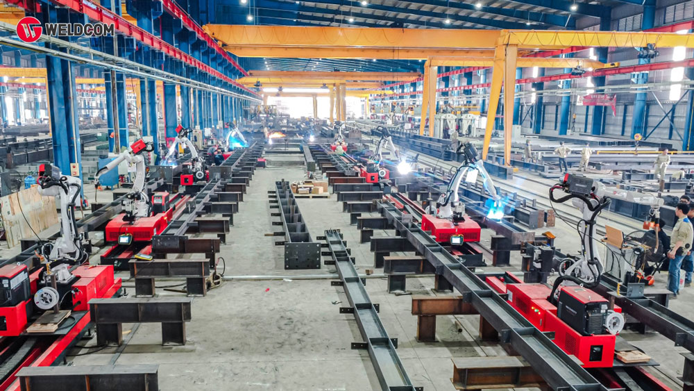 Weldcom cung cấp giải pháp dây chuyền sản xuất dầm H