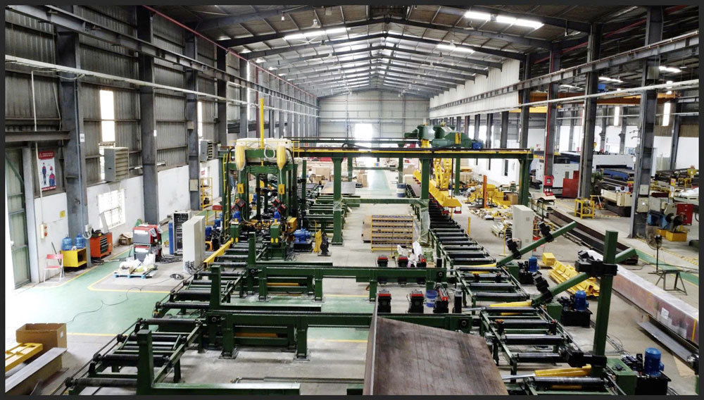 Weldcom hỗ trợ xây dựng dây chuyền sản xuất kết cấu thép